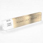 Custom Logo Executive Gold Professional Naambordje