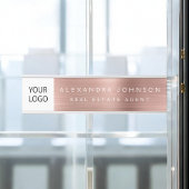 Custom Logo Executive Roos Gold Pink Professional Deurbordje