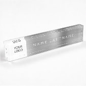 Custom Logo Executive Silver Professional Naambordje
