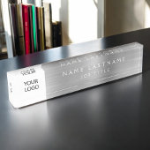 Custom Logo Executive Silver Professional Naambordje