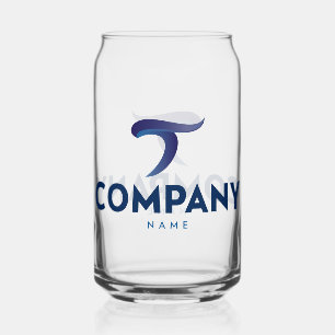 Custom Logo Glass – gepersonaliseerde bedrijfskled Blikvorm Glas
