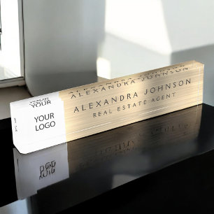 Custom Logo Gold Elegant Professional Naambordje