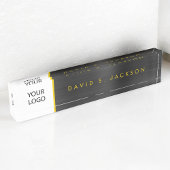 Custom Logo Gold Luxury Professional Executive Naambordje