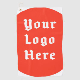 Custom Logo Golf Bag Badge Retro Tournament Swag Golfhanddoek