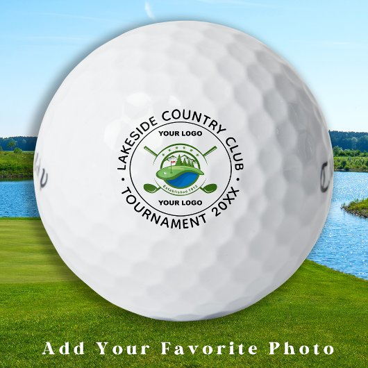 Custom Logo Golf Club Memorial Tournament Golfballen