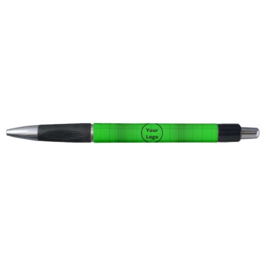 Custom logo green abstract architecture steps pen (Voorkant)