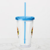 Custom Logo hamburger Acryl Drinkbeker (Rechts)