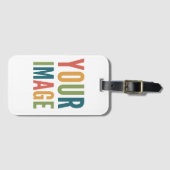 Custom Logo Here | Add Your Own Design Bagagelabel (Voorkant (horizontaal))