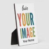 Custom Logo Here | Add Your Own Design Fotoplaat (Zijkant)