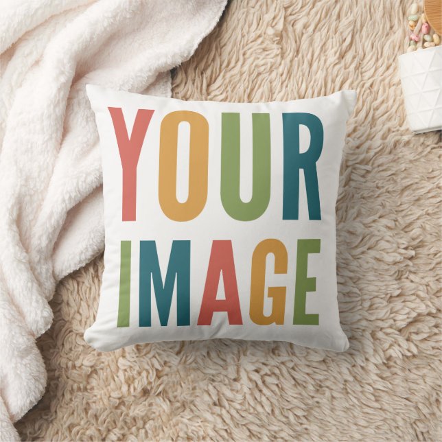 Custom Logo Here | Add Your Own Design Kussen (Deken)