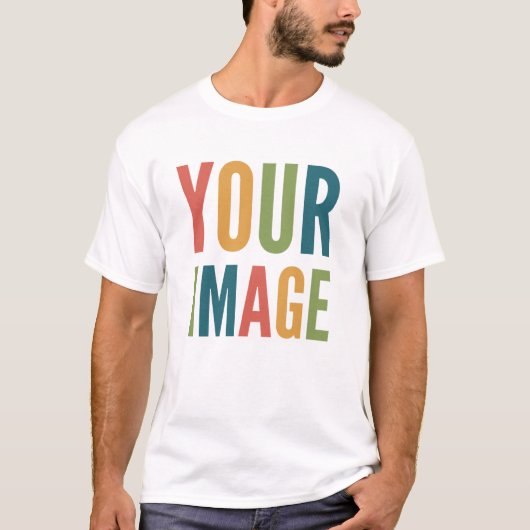 Custom Logo Here | Add Your Own Design T-shirt (Voorkant)