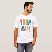 Custom Logo Here | Add Your Own Design T-shirt (Voorkant volledig)