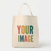 Custom Logo Here | Add Your Own Design Tote Bag (Voorkant)