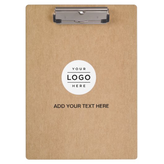 Custom Logo Kraft Hoesje Klembord (Voorkant)