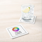 Custom Logo, Low minimum quantity Kartonnen Onderzetters (Insitu)