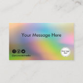 Custom Logo Loyalty Kaart Visitekaartje (Achterkant)