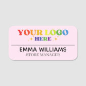 Custom Logo Medewerker Magnetisch of Veiligheid Pi Naamplaatje