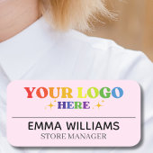 Custom Logo Medewerker Magnetisch of Veiligheid Pi Naamplaatje