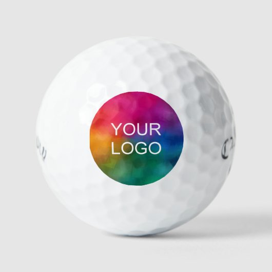 Custom Logo Minimalist Template Callaway Supersoft Golfballen (Voorkant)