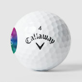 Custom Logo Minimalist Template Callaway Supersoft Golfballen (Logo)