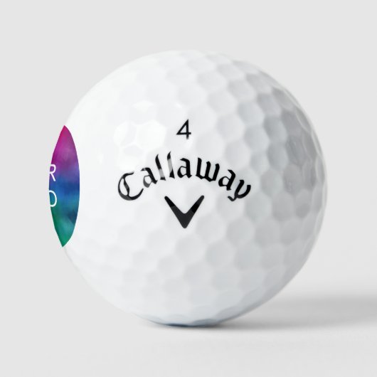 Custom Logo Minimalist Template Callaway Supersoft Golfballen (Logo)
