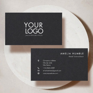 Custom Logo Modern Business card template Visitekaartje