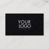 Custom Logo Modern Business card template Visitekaartje (Voorkant)