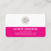 CUSTOM LOGO modern Minimal Plain Eenvoudig Hot Pin Visitekaartje (Voorkant)