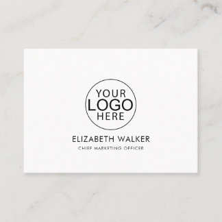 Custom Logo Modern Minimalist Visitekaartje
