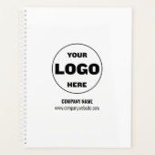 Custom Logo Monogram Business Planner 2026 – Wit (Voorkant)