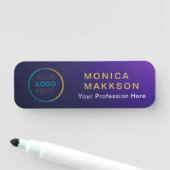 Custom  Logo Name Tag (In situ)