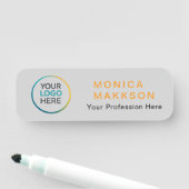 Custom  Logo Name Tag (In situ)