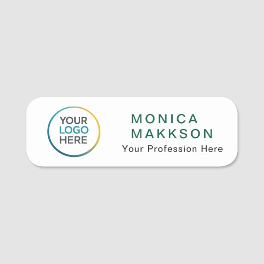 Custom  Logo Name Tag (Voorkant)