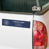 Custom Logo Navy Blue Professional Business Bumpersticker (Op Truck)