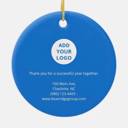 Custom Logo Ornament for Companies (Achterkant)