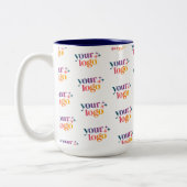 Custom Logo Pattern Employee Mug Tweekleurige Koffiemok (Links)