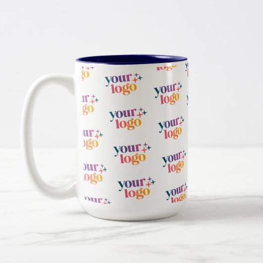 Custom Logo Pattern Employee Mug Tweekleurige Koffiemok (Links)