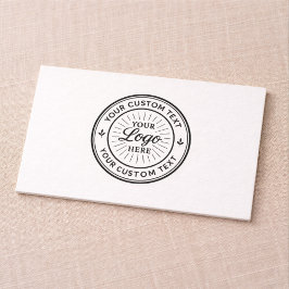 Custom Logo Personalized Business Branding Seal Visitekaartje
