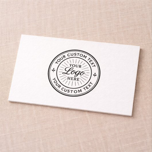 Custom Logo Personalized Business Branding Seal Visitekaartje