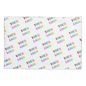 Custom Logo Photo Promotional Personalized Modern Kussensloop (Achterkant)