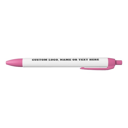 Custom Logo Pink Pen - Personalize Create Your Own (Bodem)