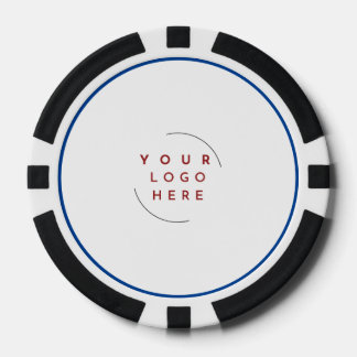Custom Logo Poker Chip Visitekaartje – QR-code toe