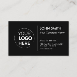 Custom Logo Professional Modern Minimalistisch Zwa Visitekaartje