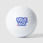Custom Logo Promotional Business Giveaway  Golfballen (Voorkant)