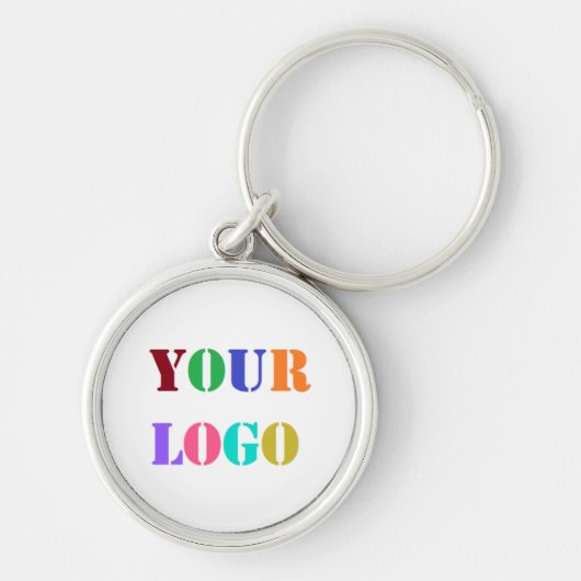 Custom Logo Promotional Business Personalized  Sleutelhanger (Voorkant)