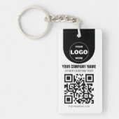 Custom Logo & QR Code Keychain | Business Promo Gi (Voorkant)