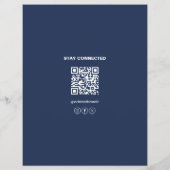 Custom Logo QR Dermatologist Dermatology Clinic Flyer (Achterkant)