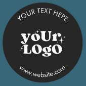 Custom Logo Ronde Sticker