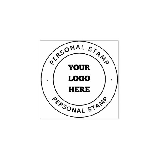 Custom Logo Rubber Stamp Personalized Branding Rubberstempel (Afrduk)