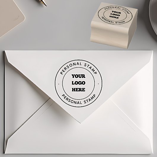 Custom Logo Rubber Stamp Personalized Branding Rubberstempel